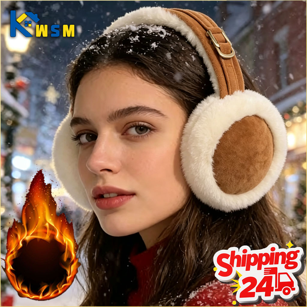 Earmuffs Foldable - 1-3PC Winter Earmuffs Soft Warm Plush