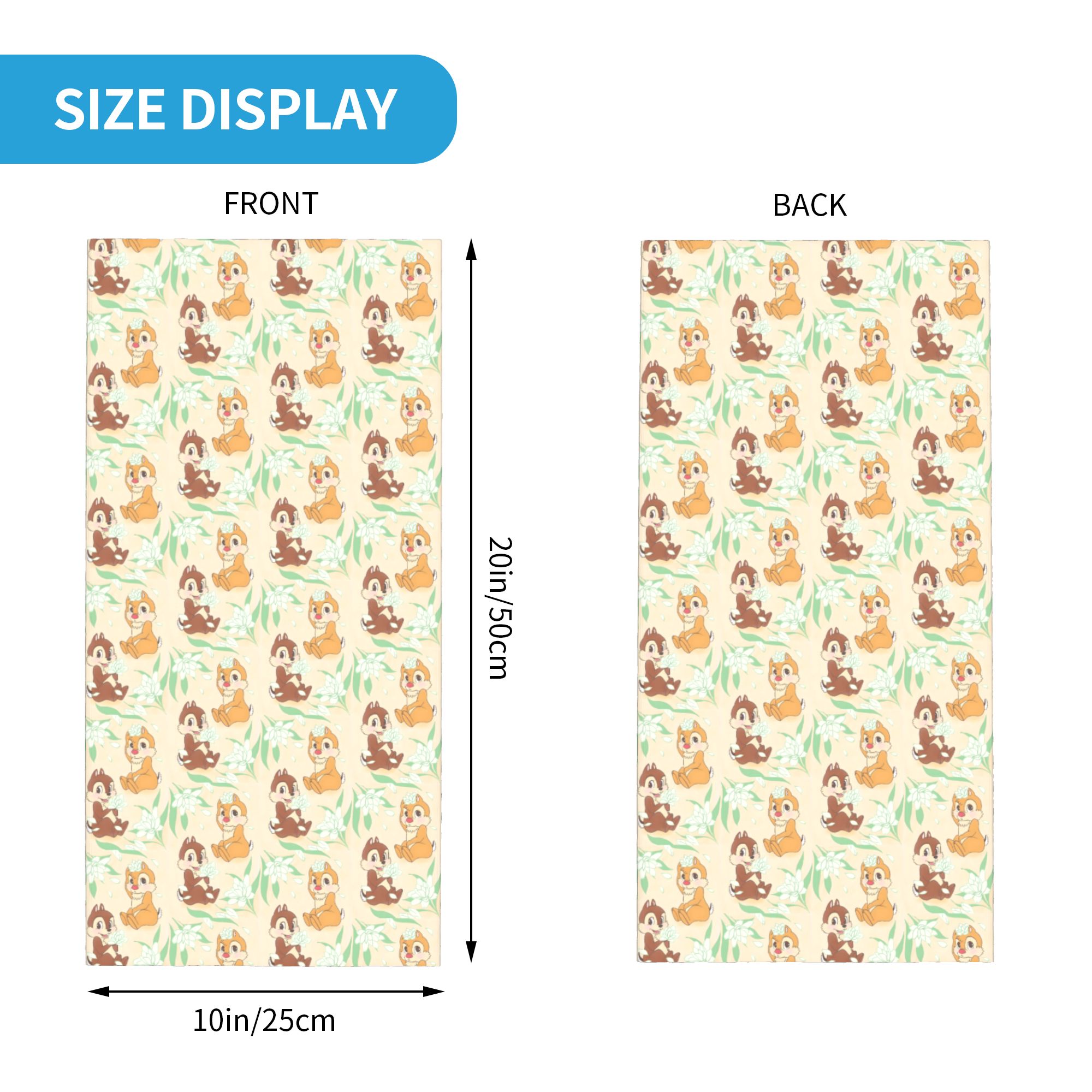 Custom Cute C-Chip And D-Dale  - đánh giá và giá Neck Gaiter Fleece