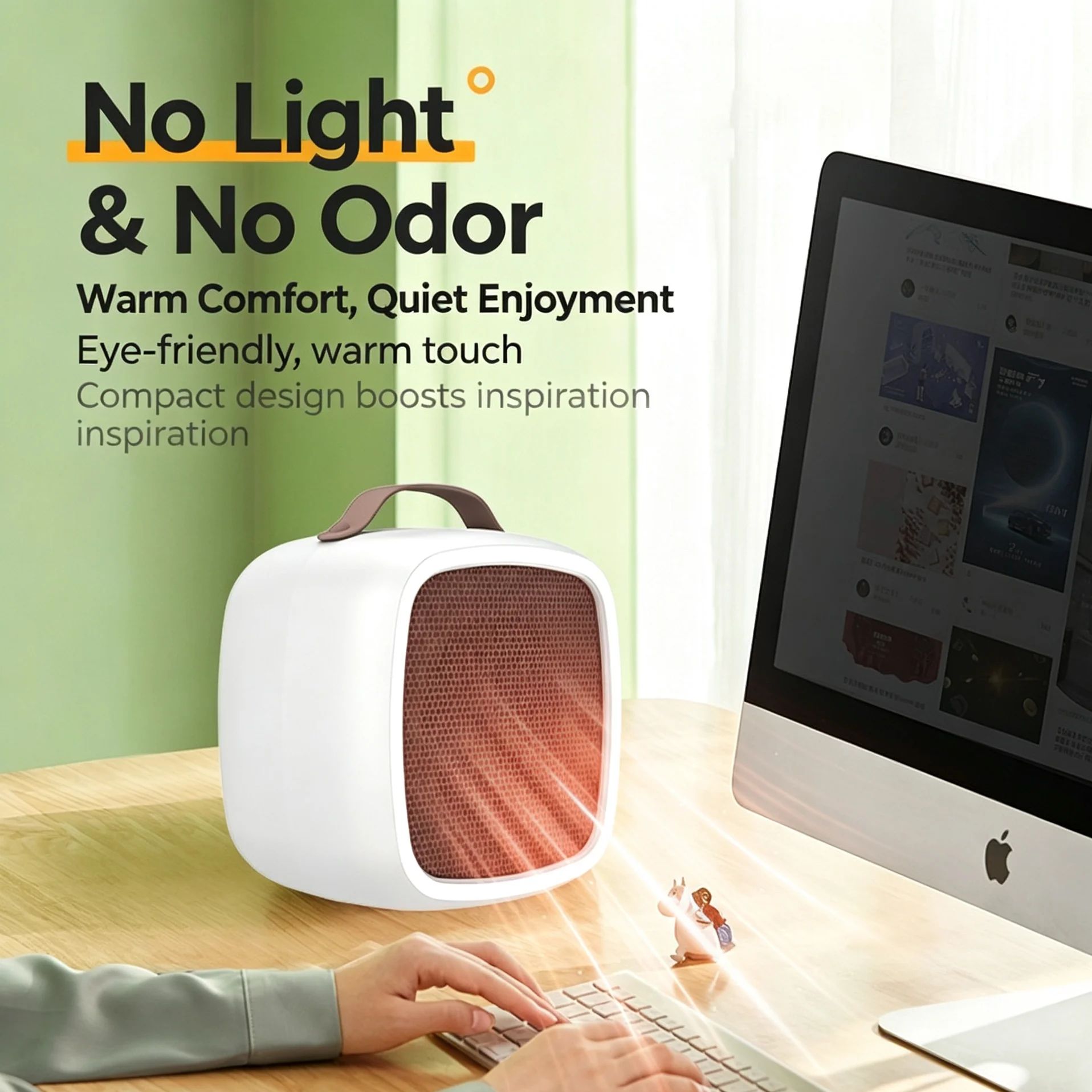 HTMCK Portable 500W PTC Cerami - đánh giá và giá Hand Warmer Electric