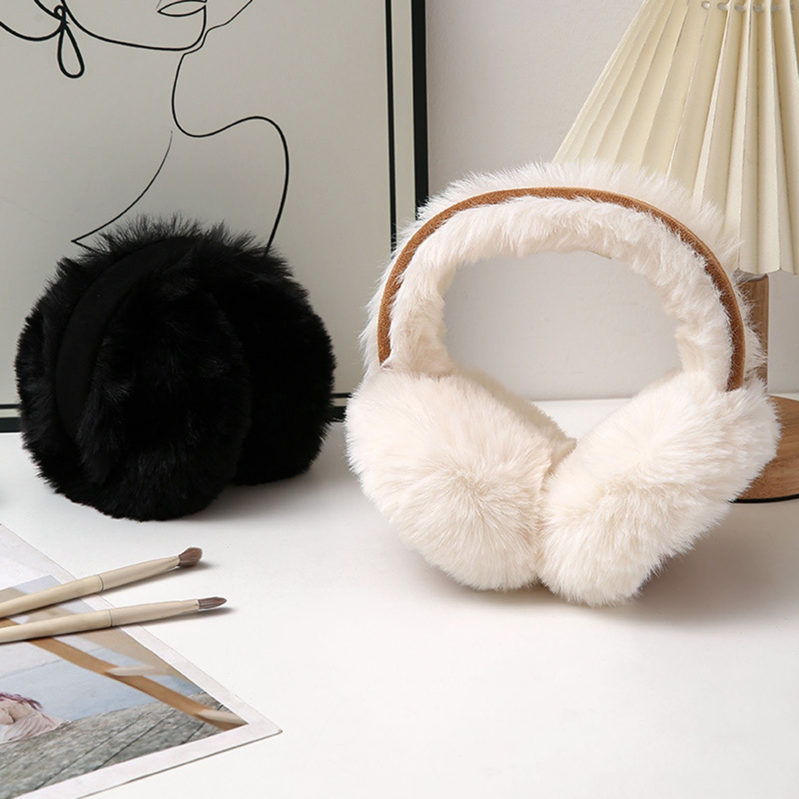Windproof Earmuffs Plush Warm  - đánh giá và giá Earmuffs Foldable